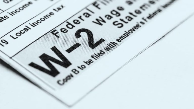 W-2 form.