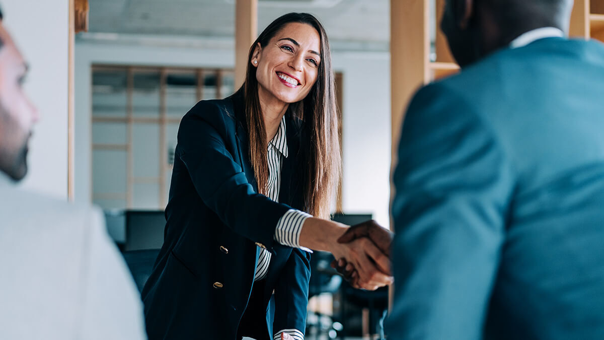 HR onboarding new employee.