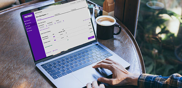 Screenshot of Patriot Software's payroll software
