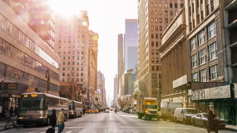 New York city road